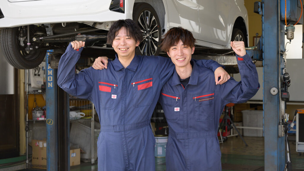 整備士2人